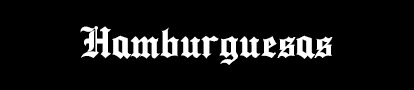 HAMBURGUESAS